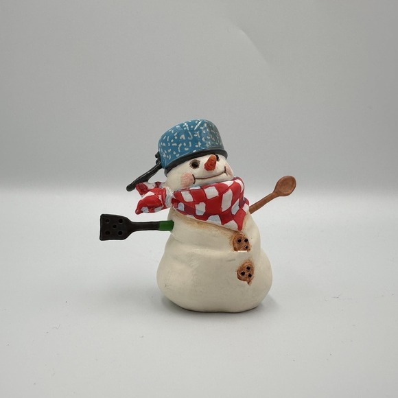 Hallmark 2001 Mitford Snowman Jubilee Christmas Ornament Set 4 Box Dated QX2825 - Picture 10 of 14